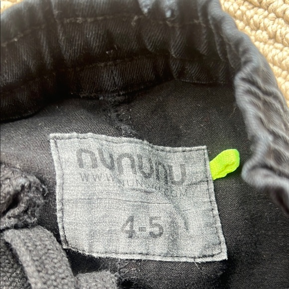 Nununu Black and Green Pants for Boys - Picture 2 of 5